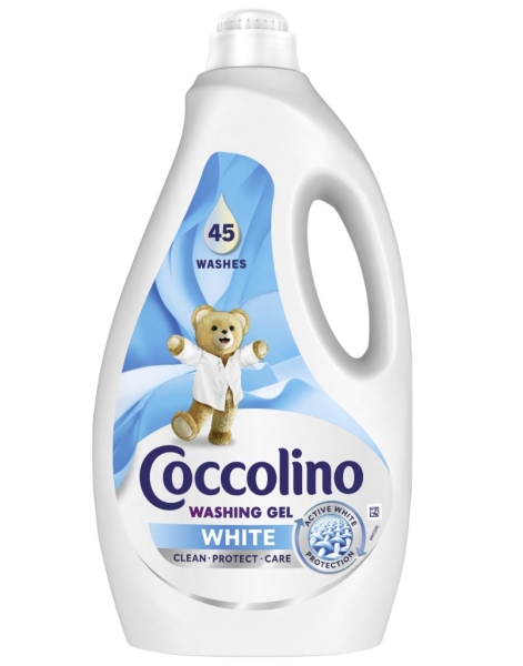 Coccolino White Delikatny Żel do Prania Białych Tkanin 1.8L (45 prań)