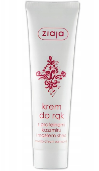 Ziaja Nawilżający Krem do Rąk z Proteinami Kaszmiru i Masłem Shea 100ml (id: 5726)