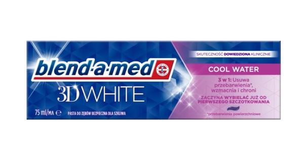 Wybielająca Pasta do mycia zębów Blend-a-med 3D White Cool Water 75 ml (id: 5727)